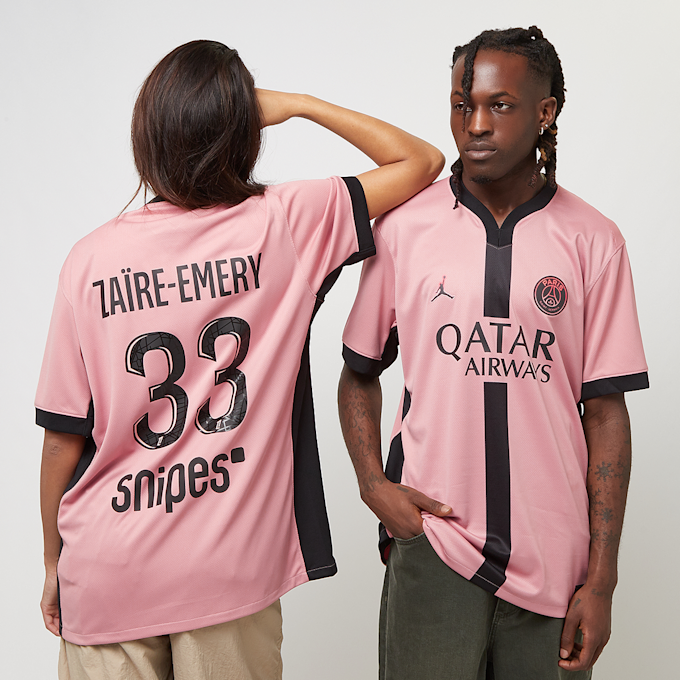 Jordan Zaïre-Emery / No. 33 / PSG Jordan Third Stadium 2024/25 lichtroze 47125 1