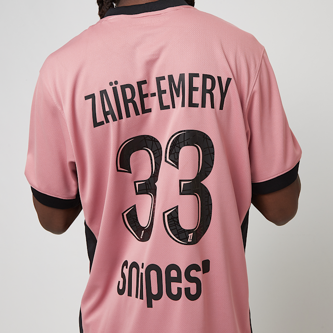 Jordan Zaïre-Emery / No. 33 / PSG Jordan Third Stadium 2024/25 rosa 47125 6