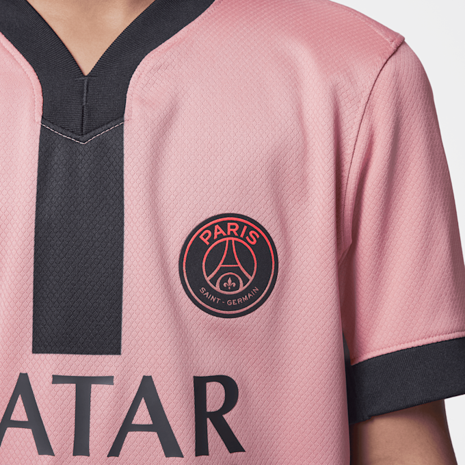 Jordan Dembélé / No. 10 / PSG Jordan Kids Third Stadium 2024/25 rosa 47138 4