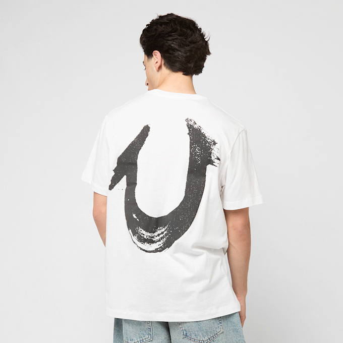 True Religion Relaxed NU Brush Tee weiß 47106 2