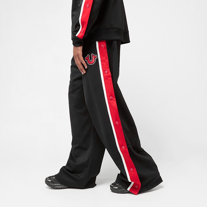 True Religion Snap Off Baggy Track Pants negro 47105 4