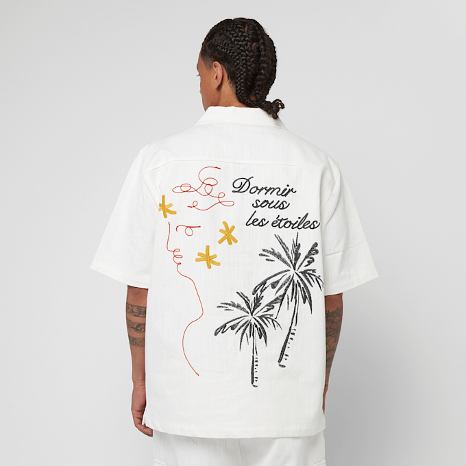 Smoke Rise Slubby Twill Button Down Shirt biały 47222 2