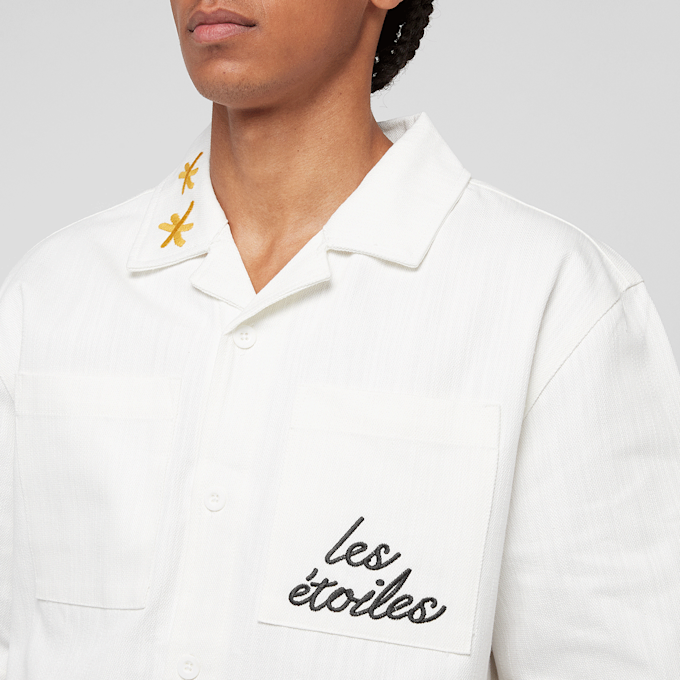 Smoke Rise Slubby Twill Button Down Shirt blanco 47222 3