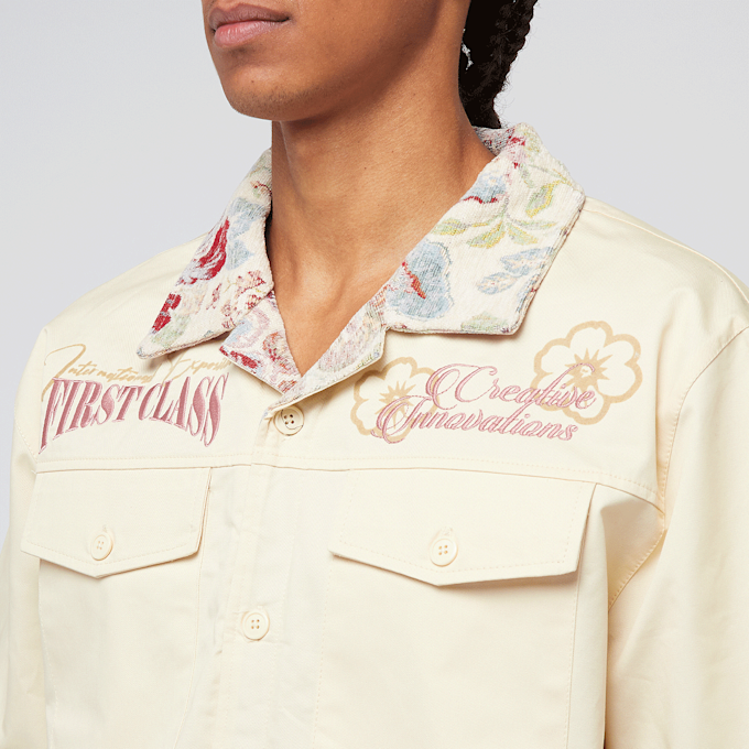 Smoke Rise Button Down Shirt bež 47223 3