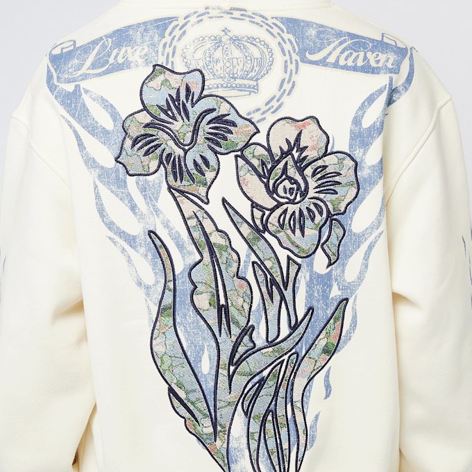 Smoke Rise Oversize Fashion Hoodie beż 47224 6