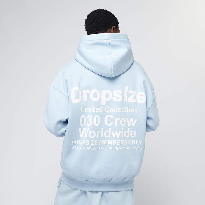 DropSize Heavy Oversized Members Only Hoodie plava 47231 1