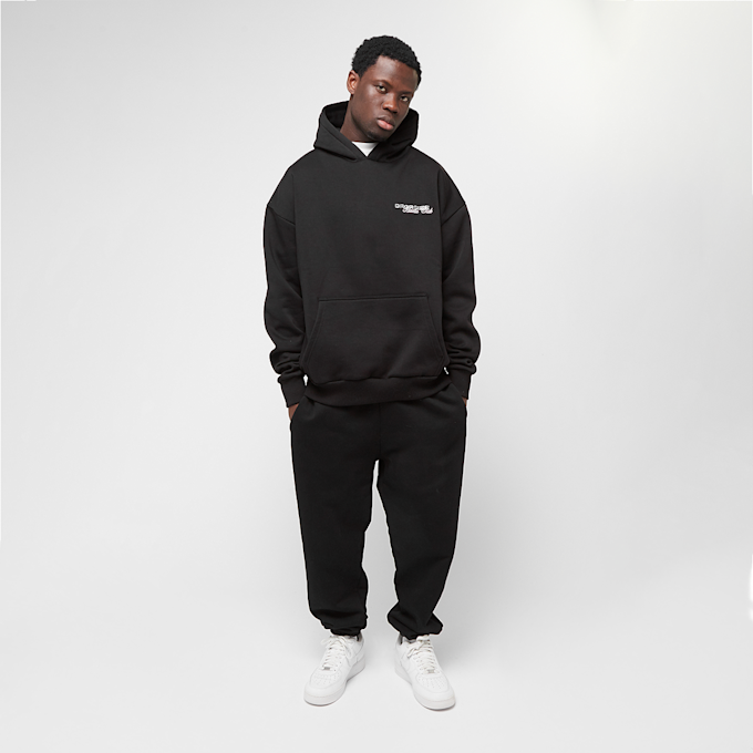 DropSize Heavy Oversized Peace And Hustle Hoodie nero 47229 5