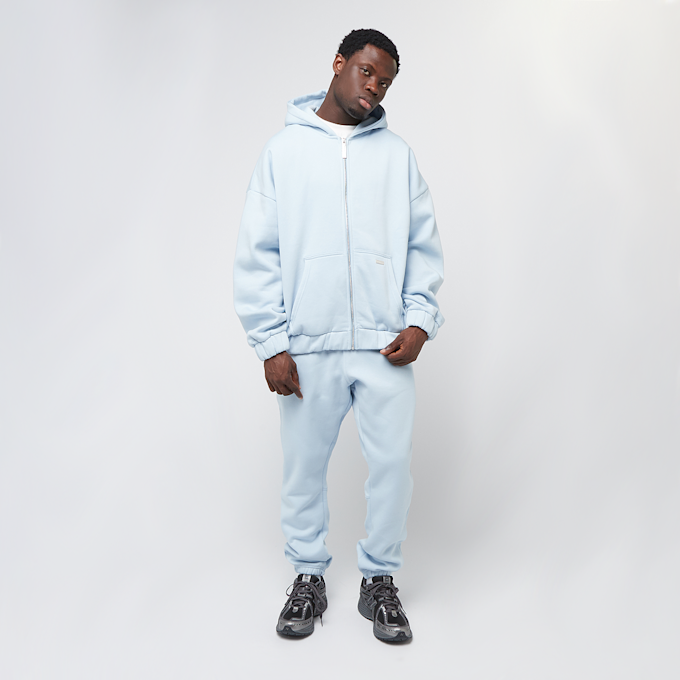 DropSize Oversize Metal Patch Zip-Hoodie blu 47238 4