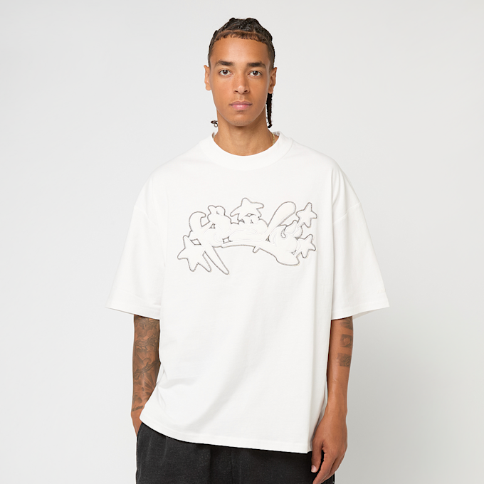 FAVELA Runstitch T-Shirt blanc 47252 1