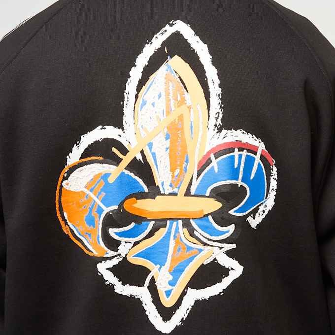 zəяo si:x nœf Alternate Logo Script Oversized Zip Hoodie nero 47264 6