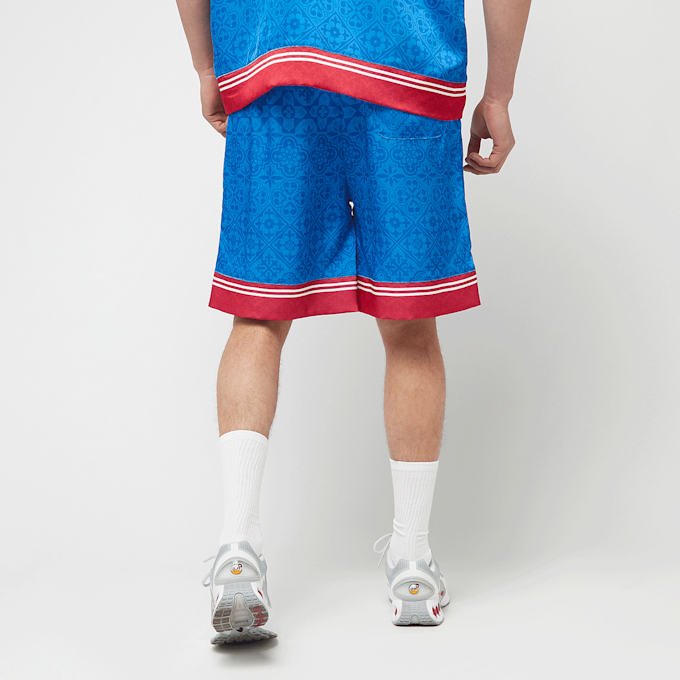 zəяo si:x nœf Primary Logo Ornament Resort Shorts blauw 47270 2