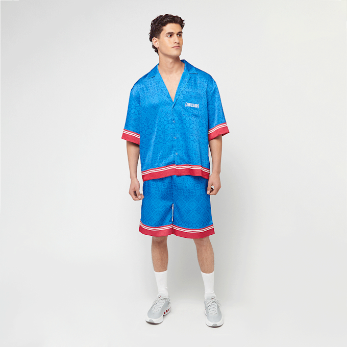 zəяo si:x nœf Primary Logo Ornament Resort Shorts blauw 47270 5