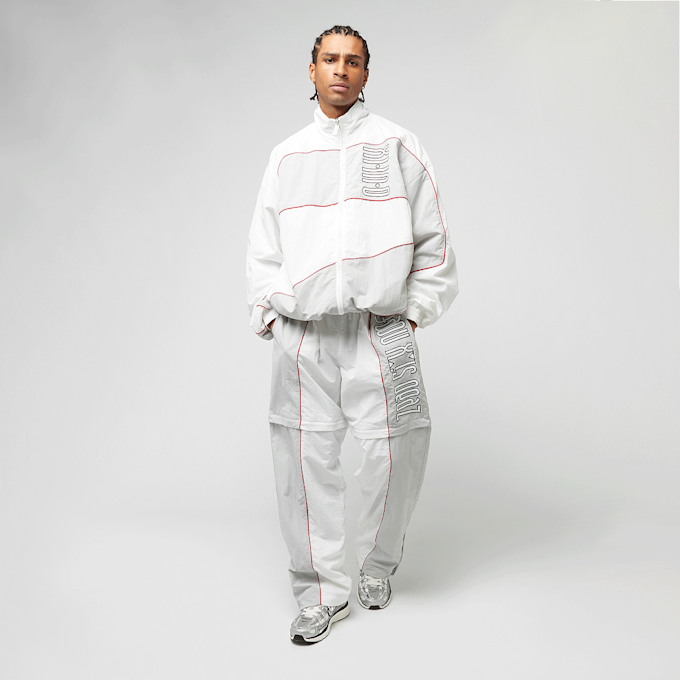 zəяo si:x nœf Alternate Logo Oversized Color Block Track Jacket biały 47271 5