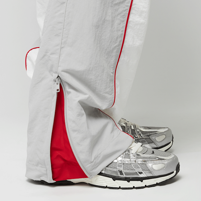 zəяo si:x nœf Primary Logo Oversized Straight Leg Color Block Trackpants weiß 47269 4