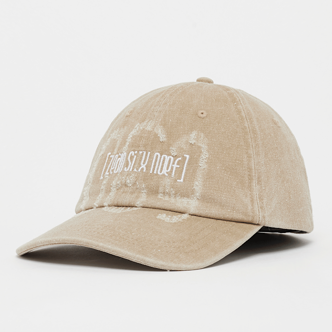 zəяo si:x nœf Primary Logo Washed Baseball Cap beż 47284 1
