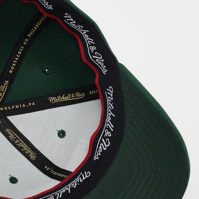 Mitchell & Ness Rubber Patch Classic Red Own Brand grün 47336 3