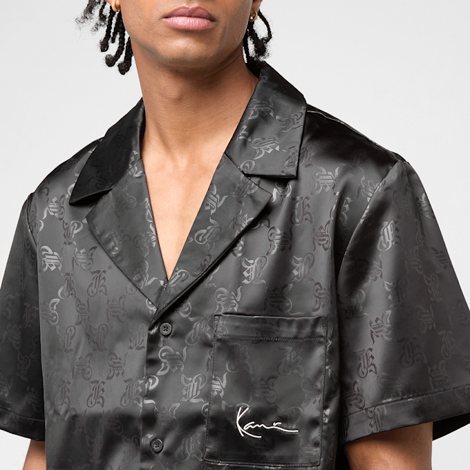 Karl Kani Signature All Over Print Resort Shirt nero 47356 3