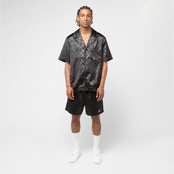 Karl Kani Signature All Over Print Resort Shirt zwart 47356 4