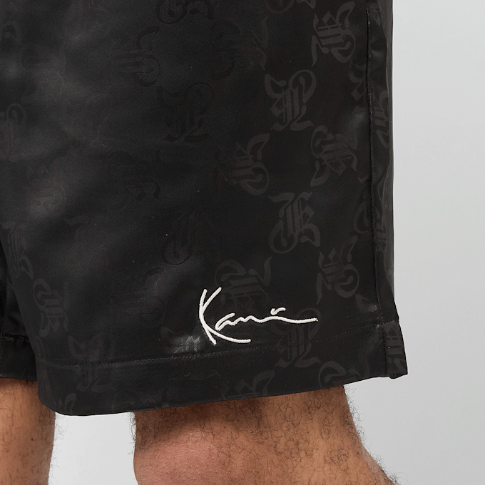 Karl Kani Signature All Over Print Resort Shorts czarny 47358 3