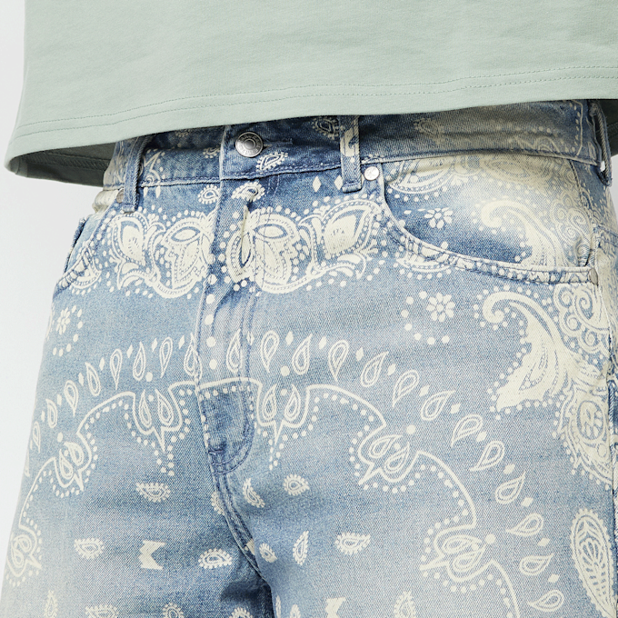 Karl Kani Paisley Jorts plava 47362 3