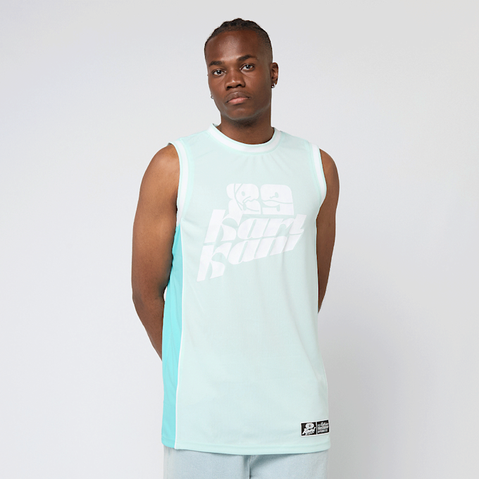 Karl Kani Signature Colorblock Basketball Jersey turkoois 47364 1