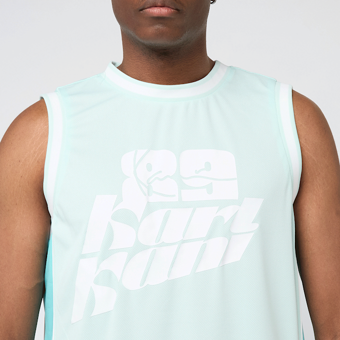 Karl Kani Signature Colorblock Basketball Jersey turkoois 47364 3