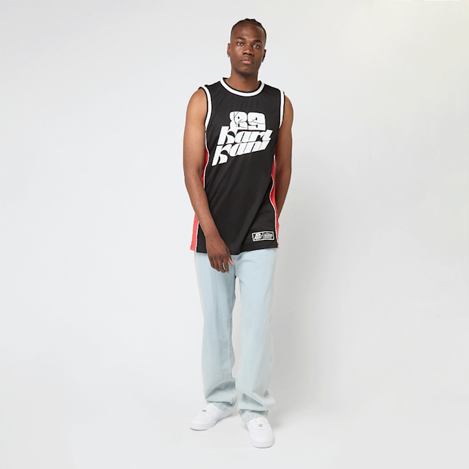 Karl Kani Signature Colorblock Basketball Jersey preto 47366 7