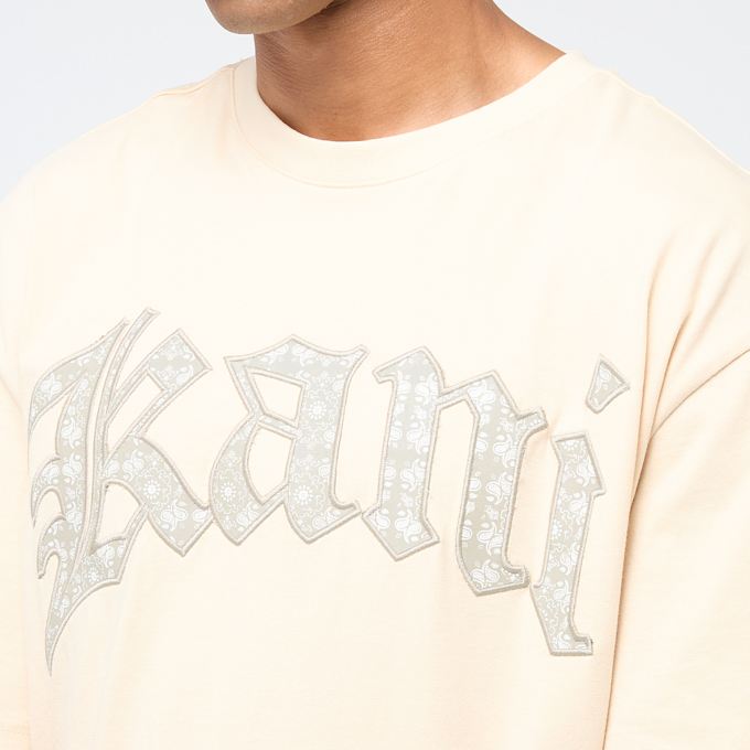 Karl Kani Paisley Letter T-Shirt bege 47371 3