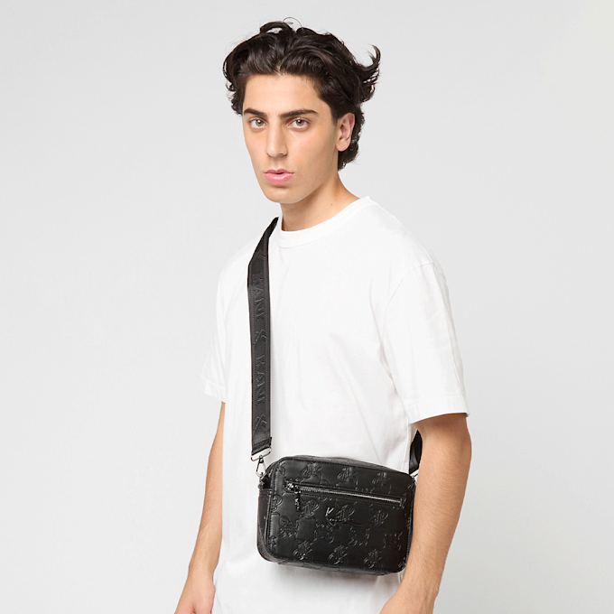 Karl Kani Metal Signature All Over Print Messenger Bag zwart 47424 7