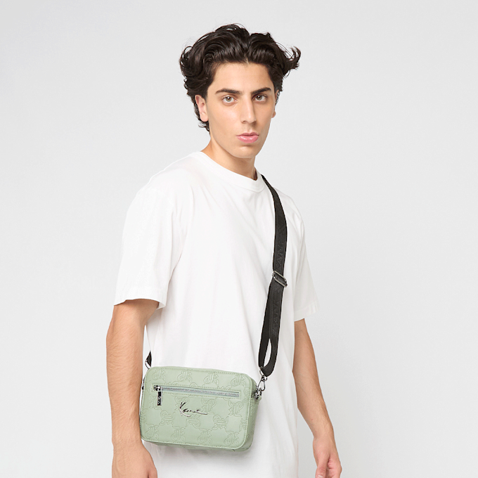Karl Kani Metal Signature All Over Print Messenger Bag verde 47422 7