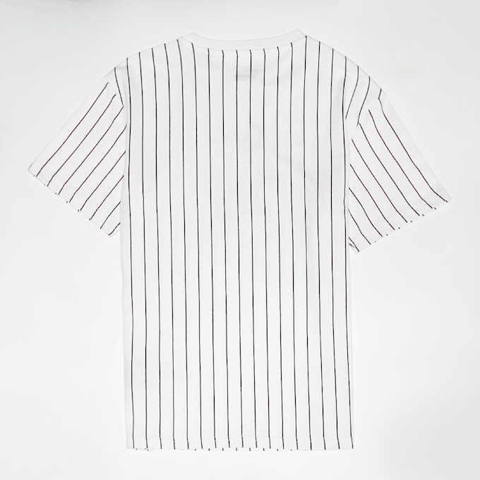 Karl Kani Small Signature Essential Pinstripe Tee Junior bianco 47406 2