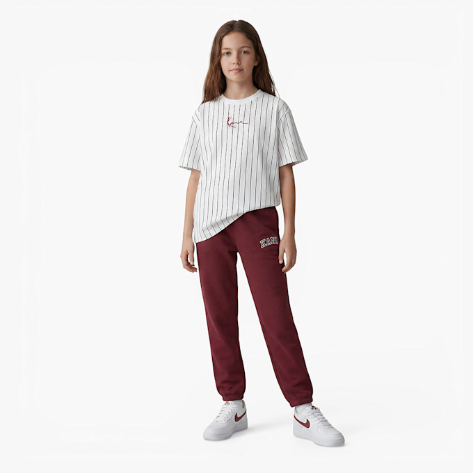 Karl Kani Small Signature Essential Pinstripe Tee Junior bijela 47406 4
