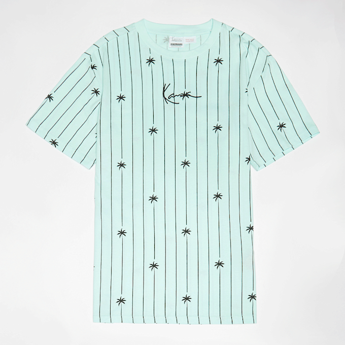 Karl Kani Signature Palm Pinstripe T-Shirt Junior türkis 47412 1
