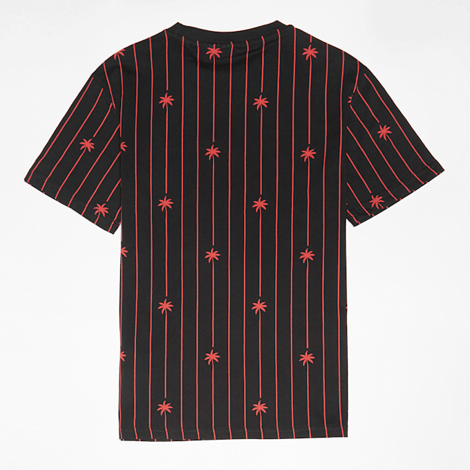 Karl Kani Signature Palm Pinstripe T-Shirt Junior negro 47413 2