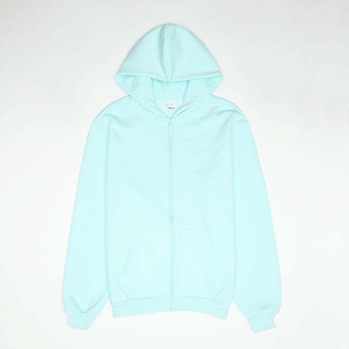 Karl Kani Varsity Palm Print Zip Hoodie Junior turqoise 47417 2