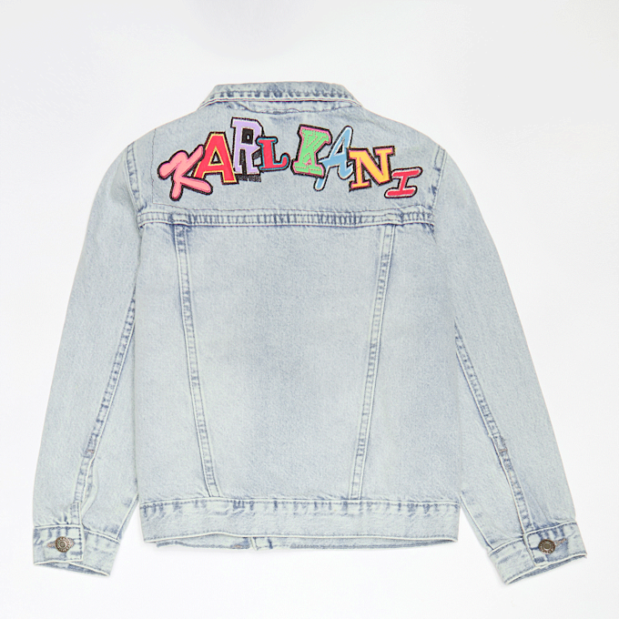 Karl Kani Patches Denim Jacket Junior blauw 47418 2