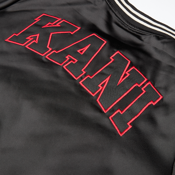 Karl Kani Satin Bowlingjacket zwart 47419 5
