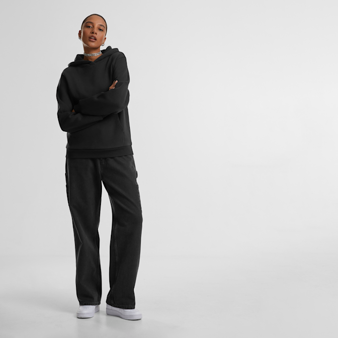 Urban Classics Fluffy Hoody schwarz 47482 5