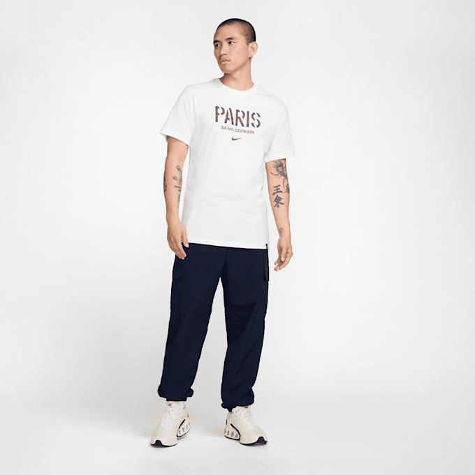 Nike PSG Wordmark Tee biały 47497 5