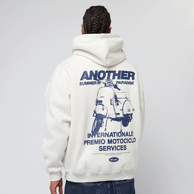 Another Cotton Lab Summer in Paradise Oversized Hoodie grigio 47505 1