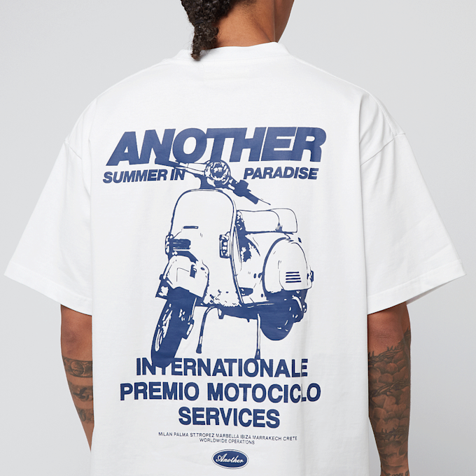 Another Cotton Lab Summer in Paradise Oversized T-Shirt weiß 47519 4