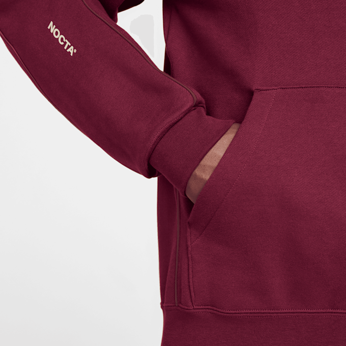 Nike Nocta Fleece Hoodie czerwony 47509 5