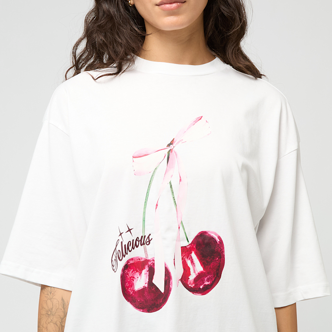 Felicious Cherry Oversize Tee biały 47605 3
