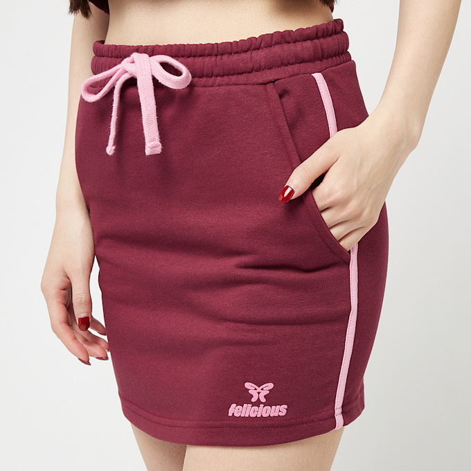 Felicious Mini Sweat Skirt rot 47608 3
