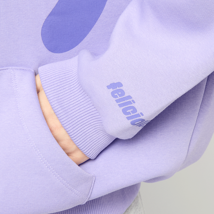 Felicious Butterfly Zip Hoodie morado 47614 4