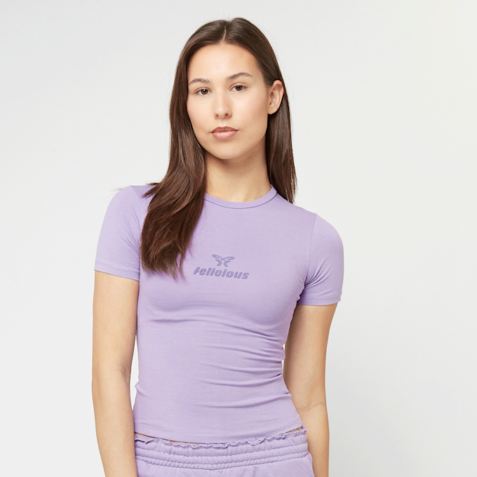 Felicious Basic Tight Logo T-Shirt fioletowy 47616 1
