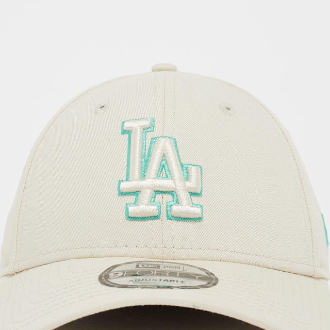 New Era 9Forty Team Outline Los Angeles Dodgers bege 47620 4