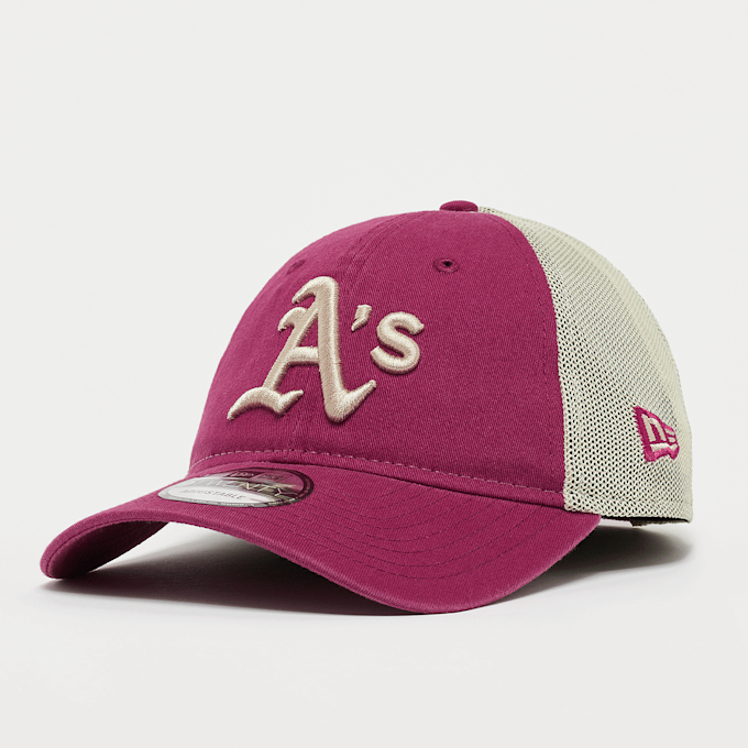 New Era 9Twenty Trucker Washed Oakland Athletics rojo 47628 1