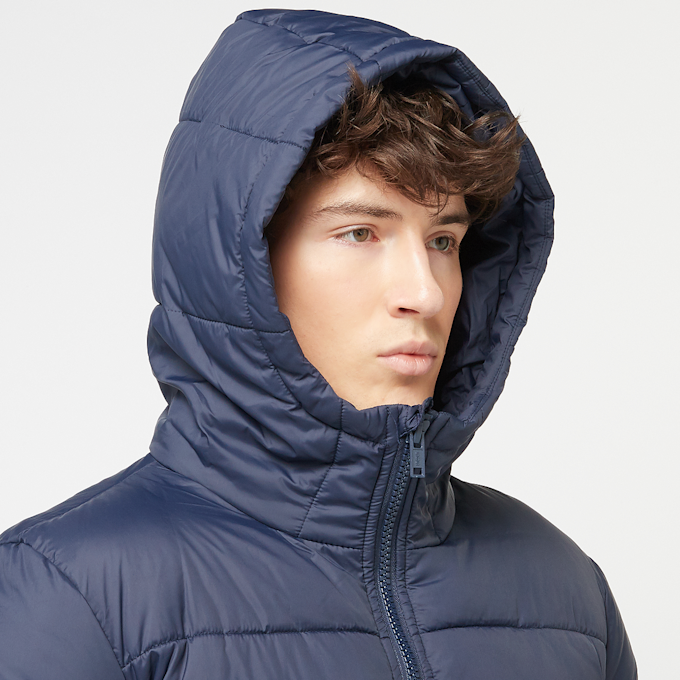 Urban Classics Long Puffer Coat azul 47637 5