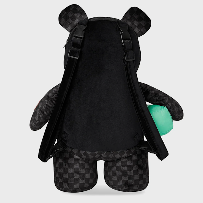 SPRAYGROUND Dripping Sharks In Paris Moneybear Teddy Bear grau 47704 3